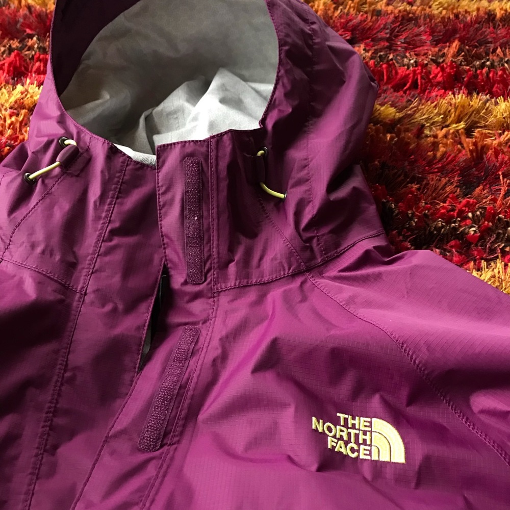 Purple North Face Rain Jacket
